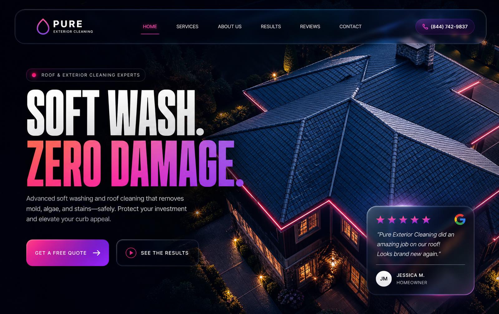 Low Pressure Solutions HTX homepage